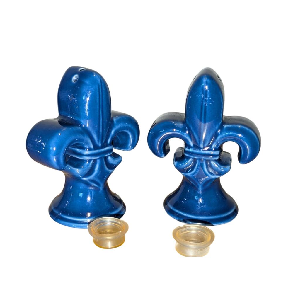 Fleur de Lys Blue by Portmeirion Salt & Pepper Shakers
